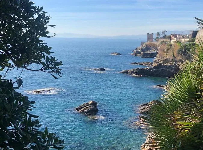 아파트 Romantic Garden Sea View Nervi *