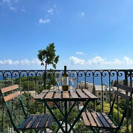 Romantic Garden Sea View Nervi Lägenhet